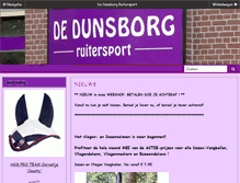 Tablet Screenshot of dedunsborg.nl